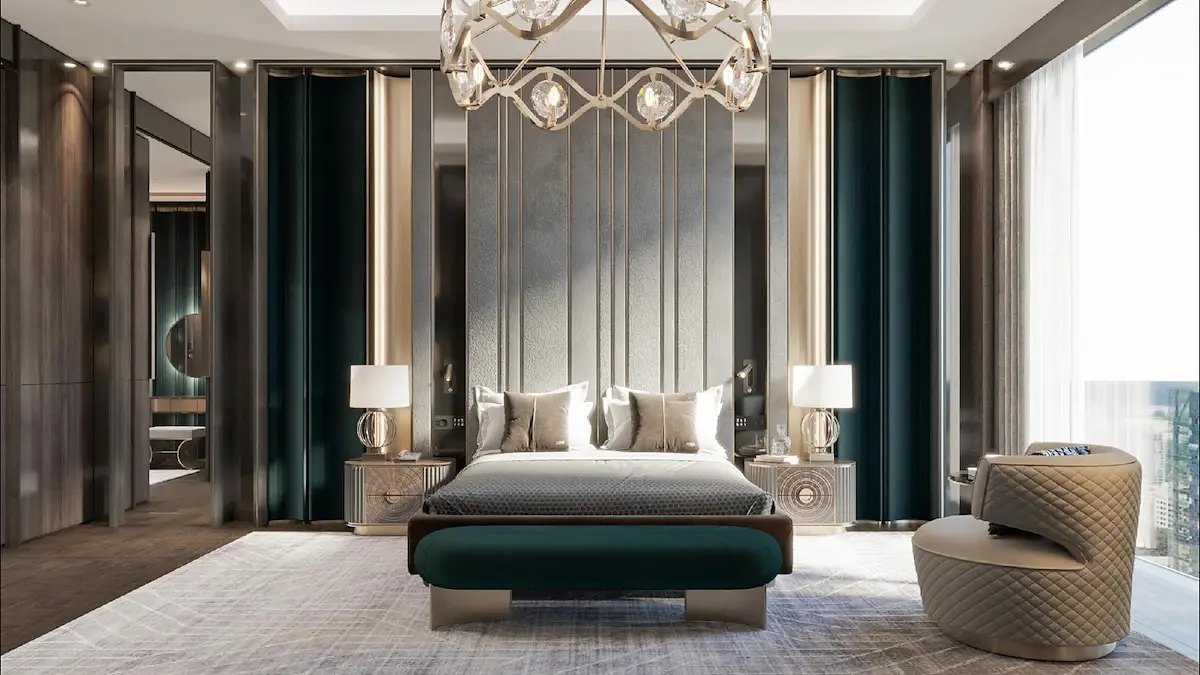Artist's impression of the president suite